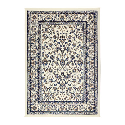 Gaišs paklājs ar rakstu