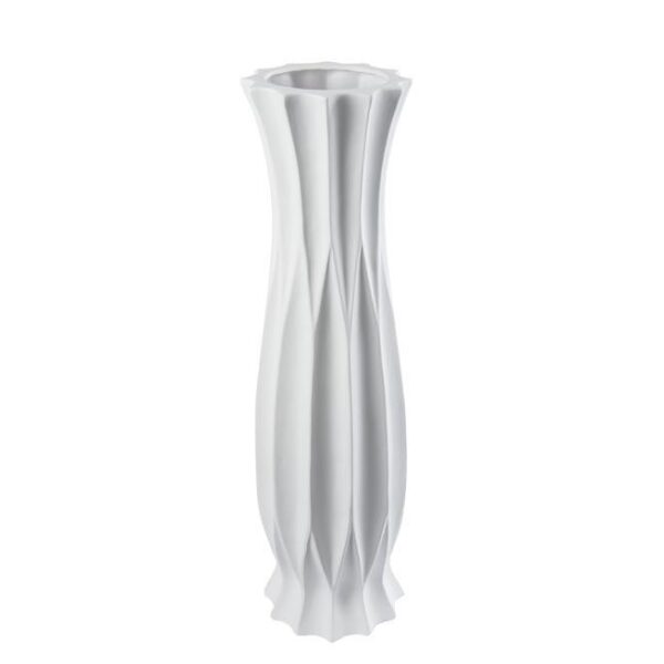 Balta keramika vāze.