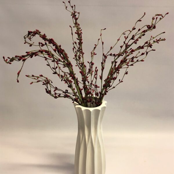 Dekoratīvi zari ar sarkanām ogām.