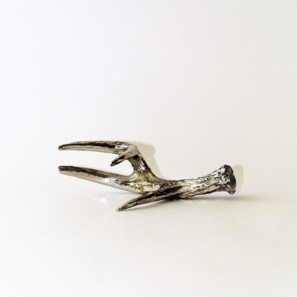 Rags sudraba krāsā.