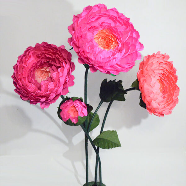 Zieds veidots no kreppapīra